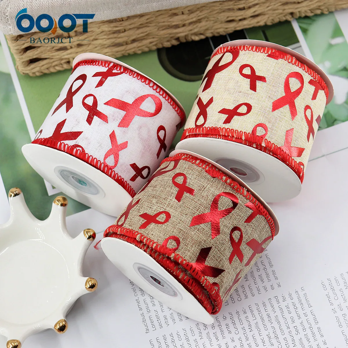 Valentine Love Festive Cute Cartoon Wired Edge Lron Wire Edge Ribbon 63MM  5Yards 221211-1 Party DIY Bow Cap Decoration Materials - AliExpress