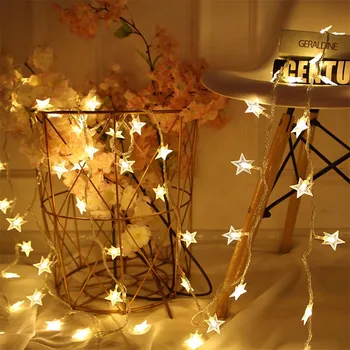 

Creative Twinkle Star String Lights 20 LED Star String Lights Home Decor led string lights Home lighting string decoration