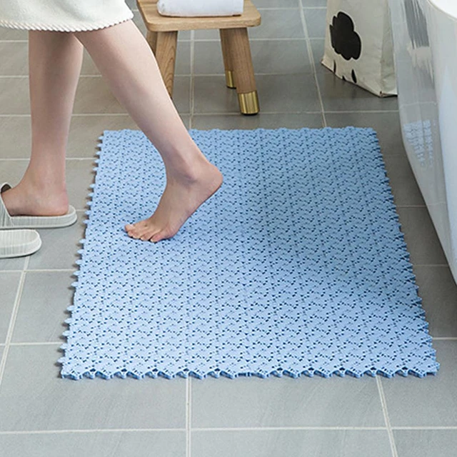 Non-slip Mat Toilet Splicing Ground Mat Air Massage Bath Mats Bathroom  Carpet PVC Mesh Soft Plastic Mat Floor Pad Home Supplies - AliExpress