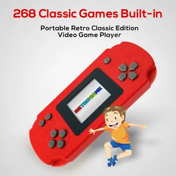 

Kids Children Adults Portable Handheld Game Console 8 Bit Built-in 268 Games APP High Tech Classic Games