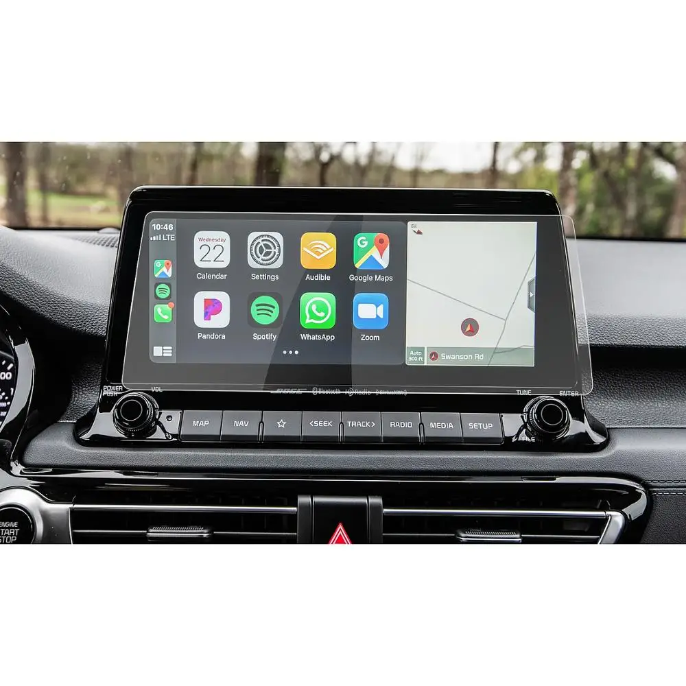 RUIYA Car Screen Protector For Seltos 2021/Celltos 10.25-Inch High Match Navigation Touch Center Display Auto Interior Stickers