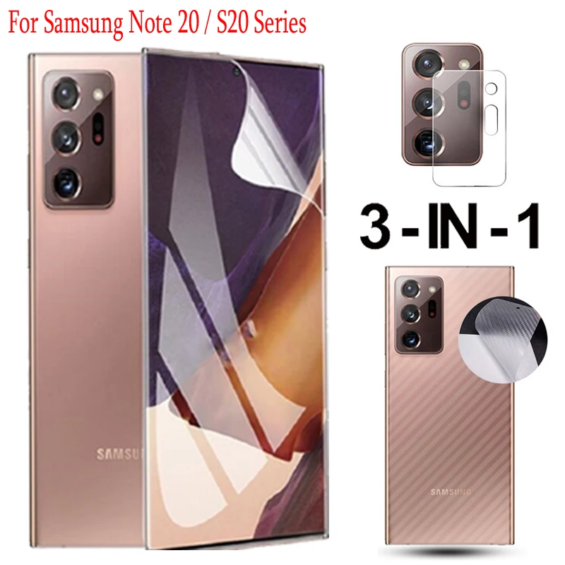 1 3kits гидрогелевая пленка с20 Ультра самсунг с 20 плюс samsung note ultra объектива cтекло