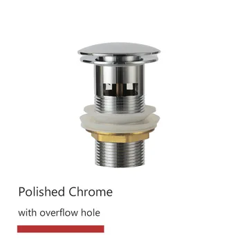 ห้องน้ําอ่างล้างหน้า Pop Up ท่อระบายน้ําเสียห้องน้ําก๊อกน้ําอุปกรณ์เสริมทองเหลือง Matt สีดํา/Chrome/Rose Gold/Brushed Gold 15