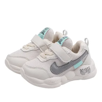 

2020 Spring Summer Children Casual Shoes Boys Girls Sport Shoes Breathable Mesh Infant Kids Sneakers Soft Bottom Non-slip