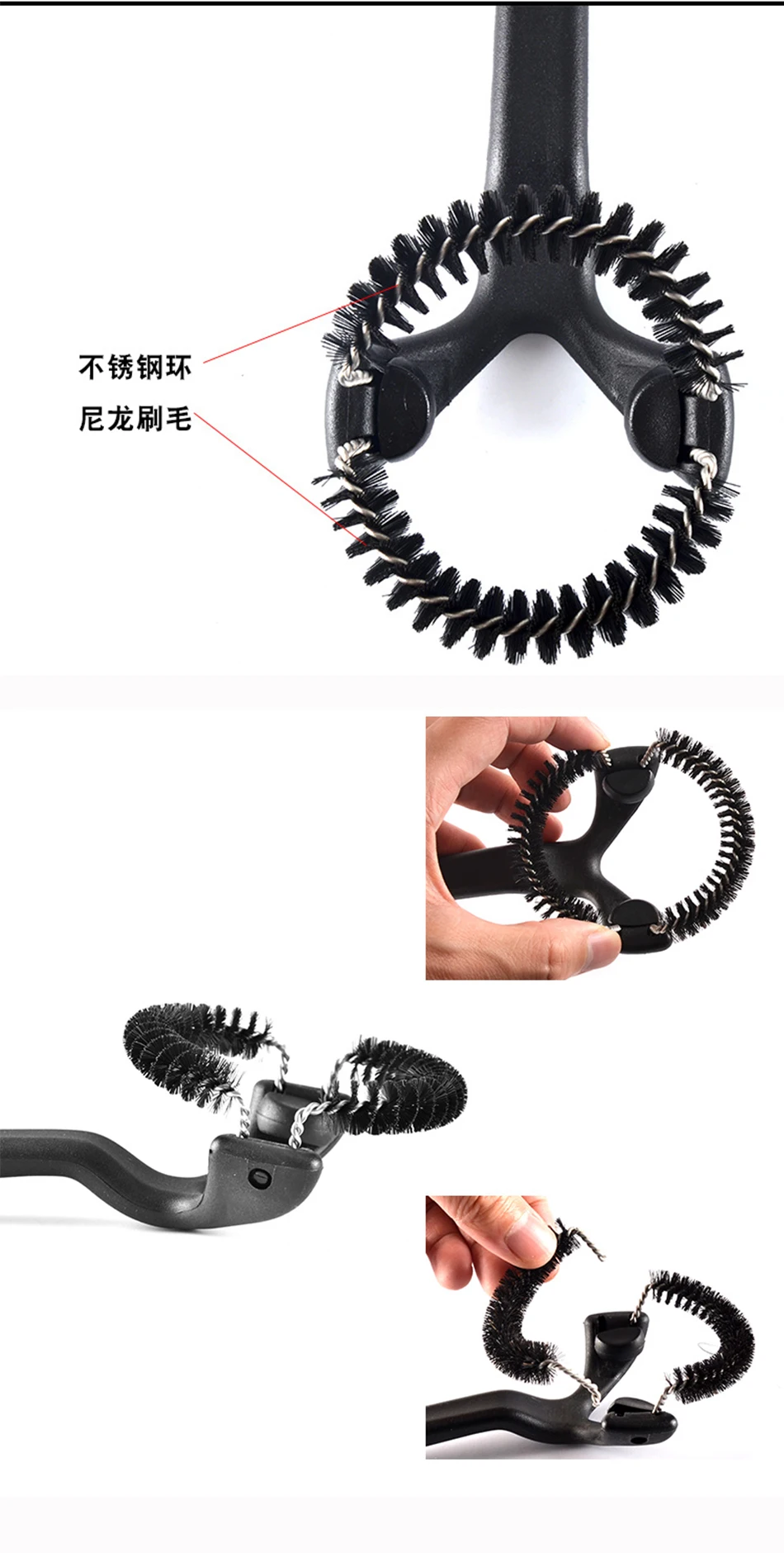 Brosse Nettoyage Machine à Café Et Moulin - Pinceau Barista écologique - Pour Résidus De Café, Endroits Difficiles D'accès - 11