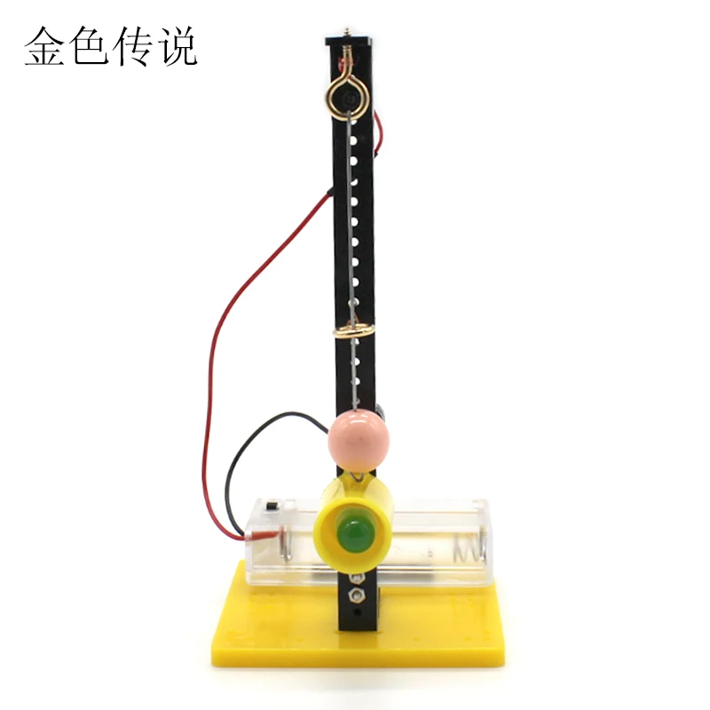 

Diy sound and light earthquake alarm physical experiment model toy manual DIY vibration induction simple seismograph