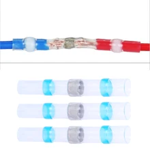 200Pcs BST-2 Heat Shrink Wire Terminal Tinned Copper Wire Connector for Electrical Engineering Wire Terminal 300a copper cable wire terminal connector 10 piece