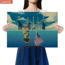 

AIMEER One Piece Boa·Hancock Snake Ji Classic Retro Anime Kraft Paper Poster Bar Home Decor Painting Core 52*36cm