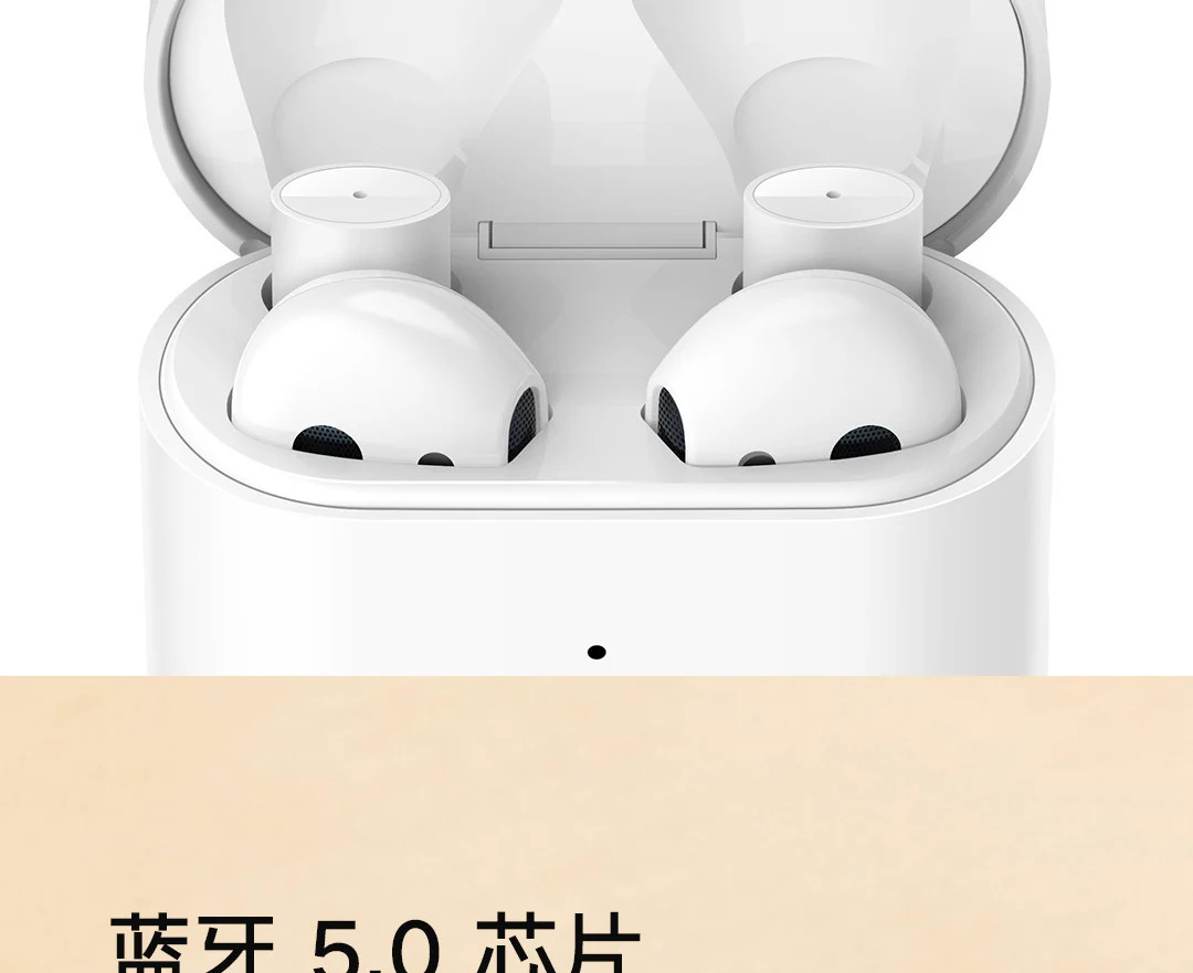 Оригинальная Беспроводная bluetooth-гарнитура Xiaomi Air2 с шумоподавлением, Спортивная Беговая бинауральная Ушная вилка, мини-гарнитура для вождения