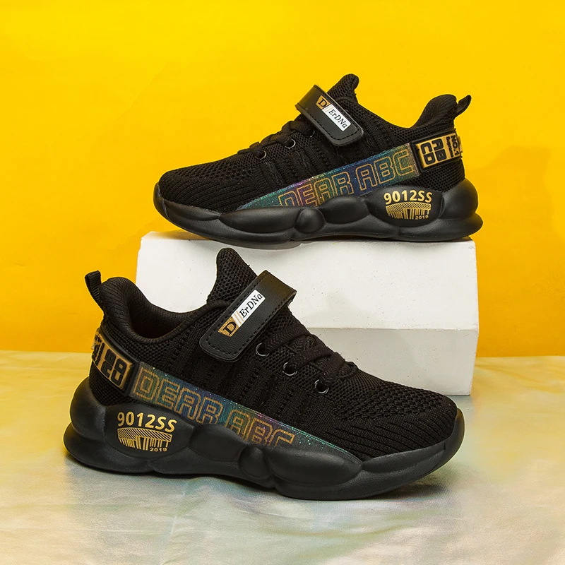 Новая Осенняя детская спортивная обувь для бега SneakersTenis маленьких мальчиков
