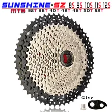Cassette 8 Freewheel Bike Sprocket Sunshine Mtb Mountain-Bicycle SUNRACE 12-Speed Shimano