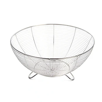 

Nordic Style Kitchen Desktop Storage Decorations Iron Metal Holder Fruit Basket