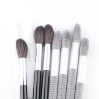 Makeup brushes protective Net 50 pcs 1cm wide Cosmetic tools Pen cover protector plastic white sheath mesh 2