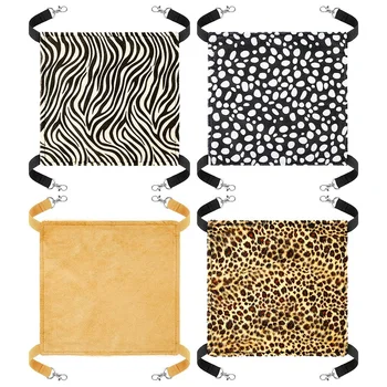 

4 Pack Small Animal Hammock Pet Sleeping Cage Accessories Ferret, Chinchilla, Puppies and Other Small Animal Toys