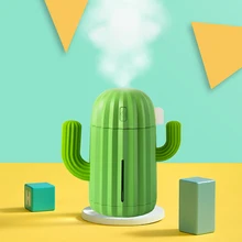 340 мл USB увлажнитель воздуха С КАКТУСОМ, распылитель ароматических масел для ароматерапии, распылитель эфирного тумана, фоггер, мини ароматический распылитель для дома