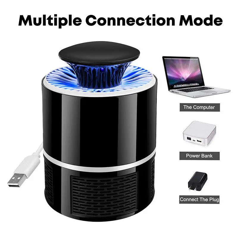 

USB Electric Mosquito Killer Lamp Anti Mosquito Trap LED Bug Zapper Mosquito Killer Insect Trap Lamp Pest Zapper Repeller