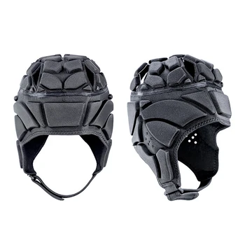 

Professional Football Soccer Baseball Goalkeeper Sports Helmet Rugby Cap Head Guard Goalie Roller Hat Fiber Head Protector