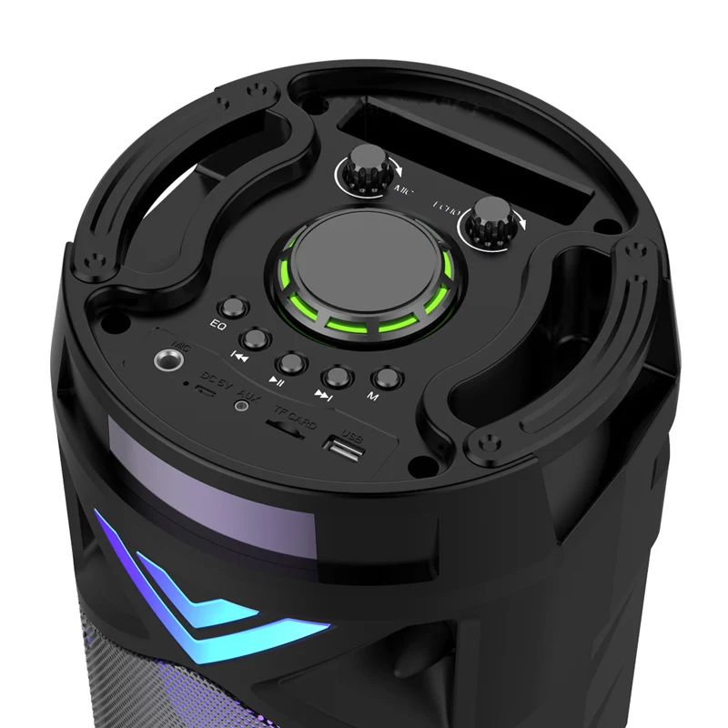 Сабвуфер 60 см Высота Bluetooth сабвуфер с процессором вечерние колонки наружный динамик сабвуфер радио приложение карта динамик