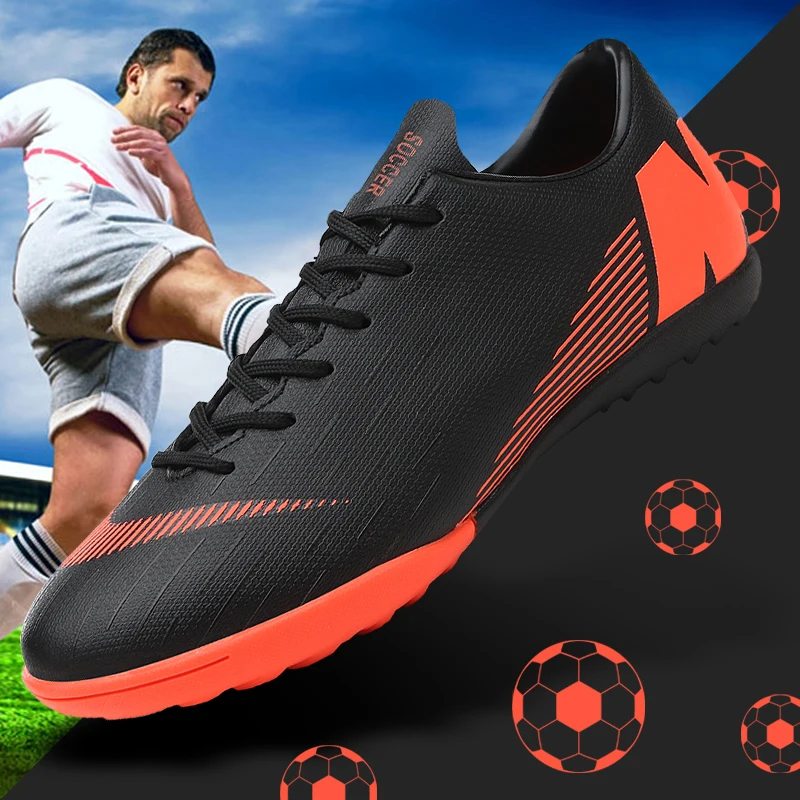 

Football Shoes Men Turf Spikes Football Boy Women Outdoor Athletic Trainers Sneakers Adults Brand Professional Soccer Futbol