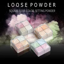 6 цветов, пудра для макияжа, консилер, контроль жирности, стойкая Рассыпчатая мягкая пудра, 4 вида цветов, макияж, брендовая пудра для макияжа