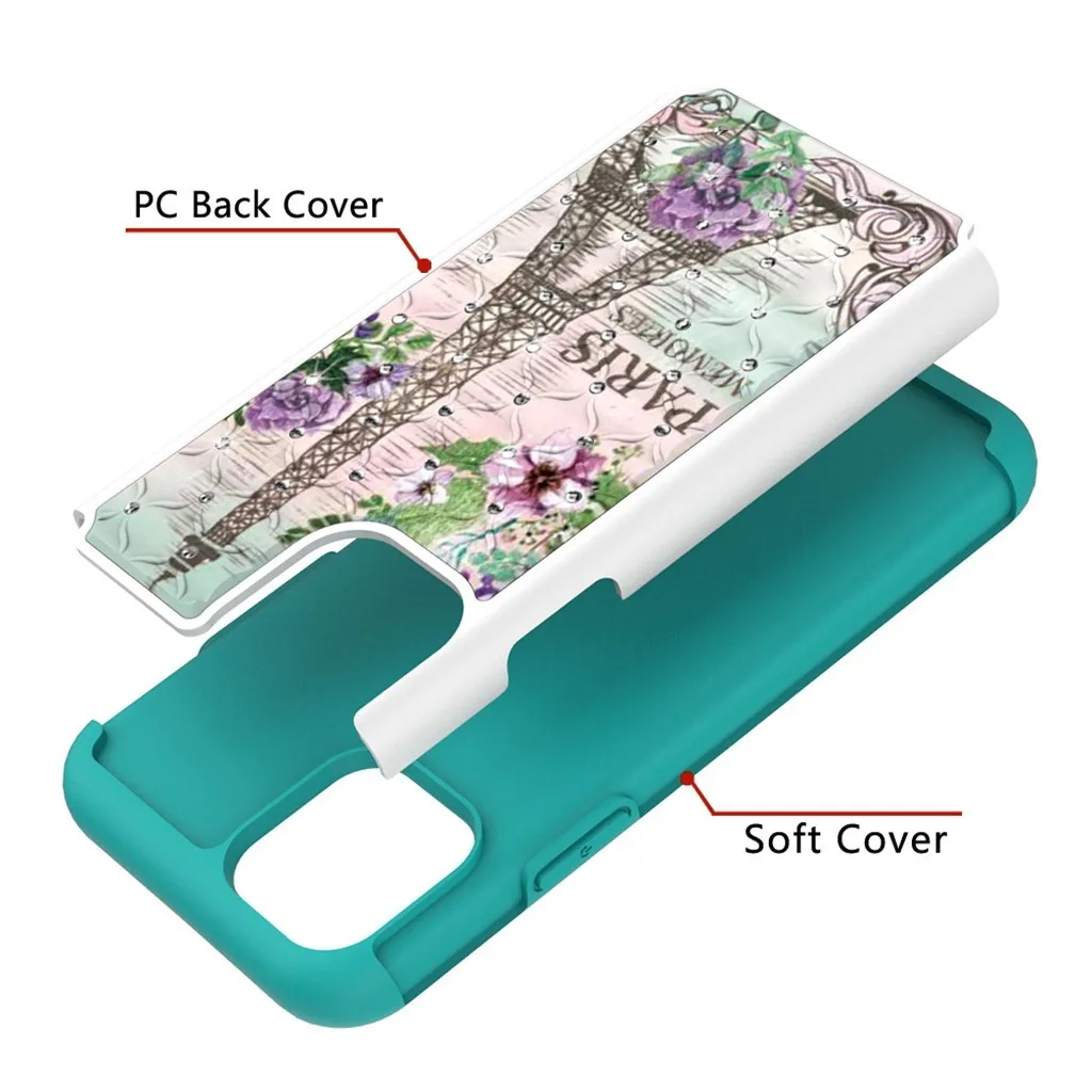 Dream Crystal Style Phone Case For iPhone 11Pro Max Dirt-resistant Slim Fashion Soft Cases Shockproof Dust-proof Phone Case