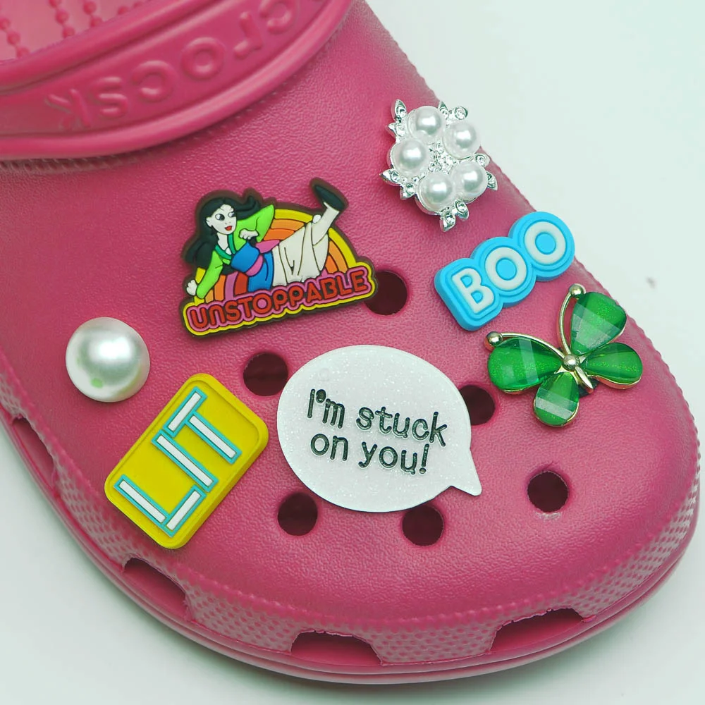 2020 new custom shoe jibbitz clog charm for croc shoe