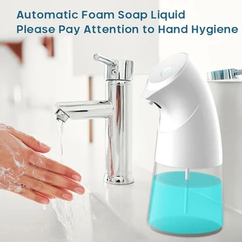 

400ml Intelligent Automatic Liquid Soap Dispenser Induction Foaming Hand Washing For Kitchen Liquid Soap Dispensers