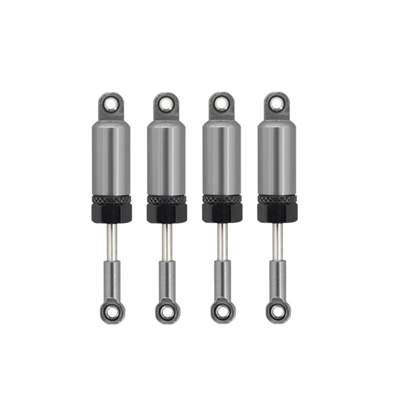 

4PCS Aluminum Alloy Shock Absorber Internal Spring for 1/16 RC Crawler WPL B16 B36 C24 C34 MN D90,Grey