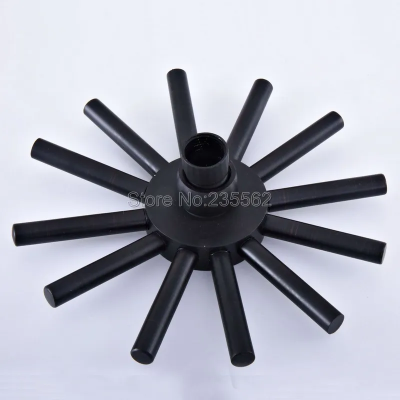 

Bathroom Accessory /Black Oil Rubbed Brass Bathroom 8" inch Sun Style Rain Shower Heads Lsh245