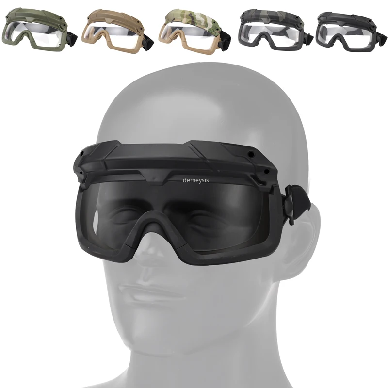 

Tactical Goggles Airsoft Paintball Windproof Glasses Hunting CS Wargame Military Army Combat Safety Goggles