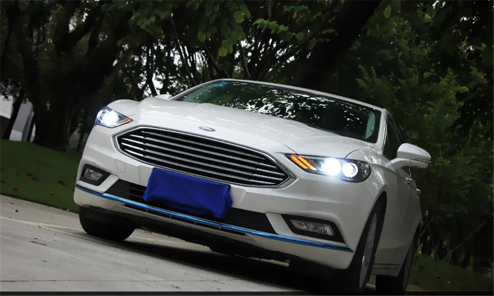 Пара для Ford Mondeo светодиодный фары- Mondeo HID фары биксеноновые фары противотуманные дневные ходовые огни динамический поворот