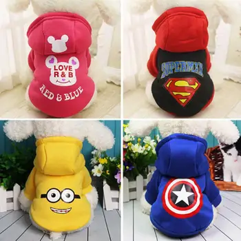 

Cheap Soft Pet Dog Clothes Cotton Puppy Chihuahua Clothing Winter Coat Jumpsuit Dog Costume Hooded Pajamas For Small Medium Dogs