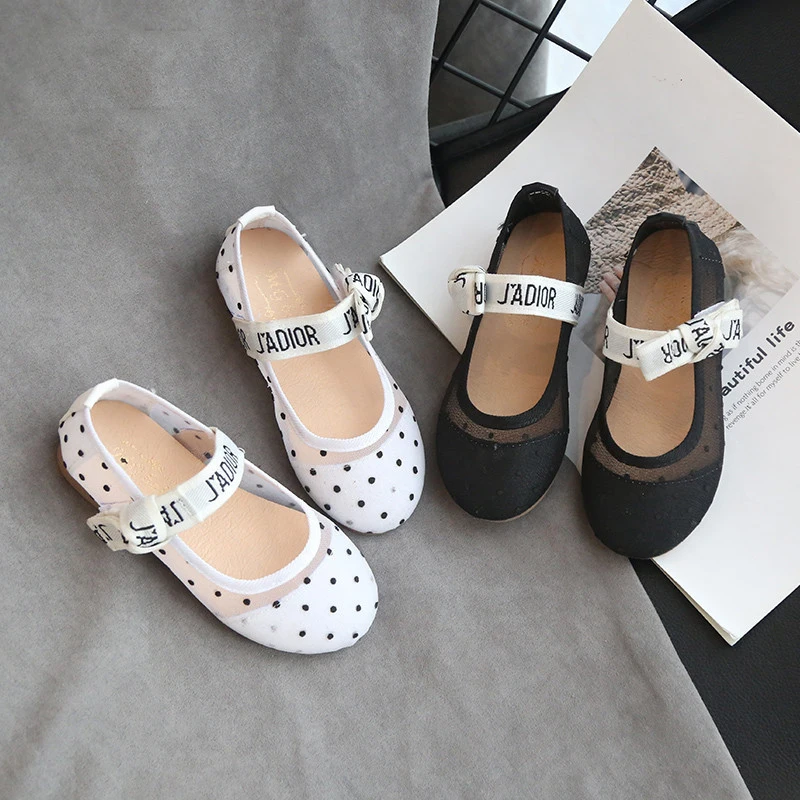 Kids girl shoes Lace Princess Leather Spring autumn Toddler Infant Shoes For girl flats Children Shoes