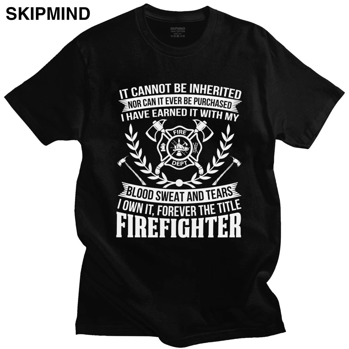 Футболка мужская с коротким рукавом Классическая рубашка надписью I Own It Forever The