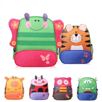 

Cartoon Backpack Kids Animals Prints Kids Back To School Bag for Boys Firls Mochilas Ninas Escolares The Dog Bag Cute Bags