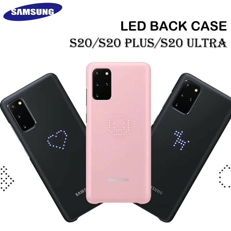 

100% Original SAMSUNG GALAXY S20 S20Plus S20 Ultra S20Ultra S20 Plus Smart LED Case Intelligent LED Phone Back COVER