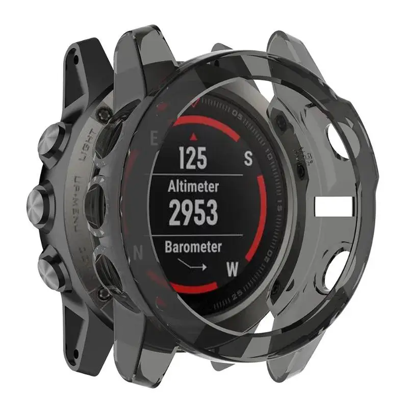 ТПУ прозрачный защитный чехол для Garmin Fenix 5X Смарт-часы защитный чехол для экрана Garmin Fenix 5X/Fenix 5S/Fenix 5