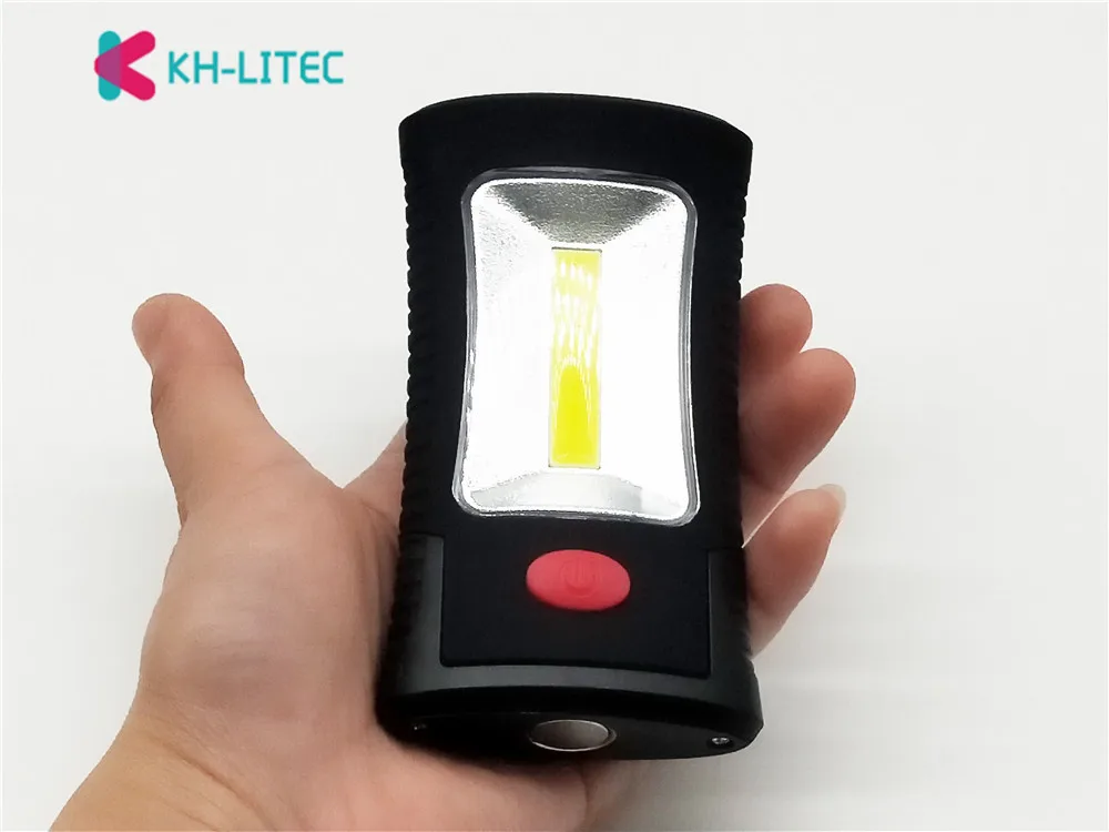 KHLITEC-Multifunctional-Portable-COB-LED-Magnetic-Folding-Hook-Working-Inspection-light-Flashlight-torch-Lanterna-lamp-USE-3xAAA(4)
