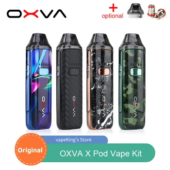 

OXVA X 40W Pod Mod Kit Built-In 1600mAh Battery 2ml Pod Cartridge Electronic Cigarette Vaporizer fit Mesh Regular RBA Coils