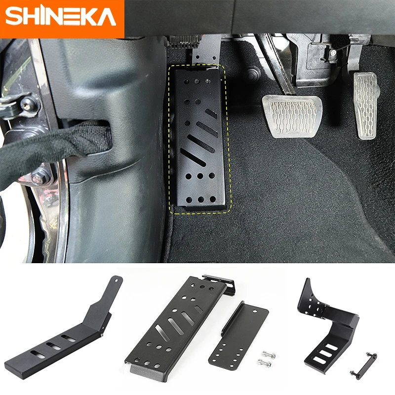 SHINEKA педали для Jeep Wrangler JL 2018 + алюминиевый сплав автомобильные тормозные подножки