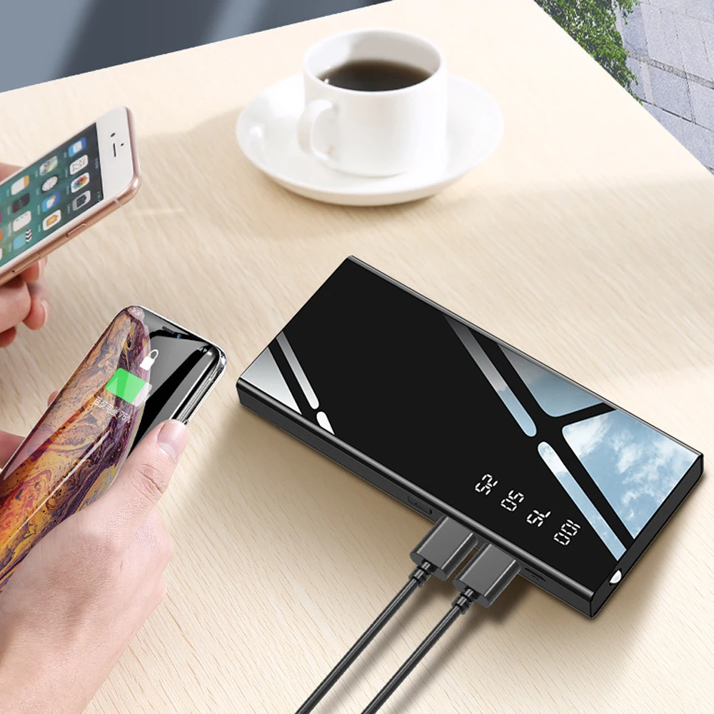 Power Bank 6500 mAh/10000 mAh портативное зарядное устройство для IPh/OPPO Android Мобильная Внешняя