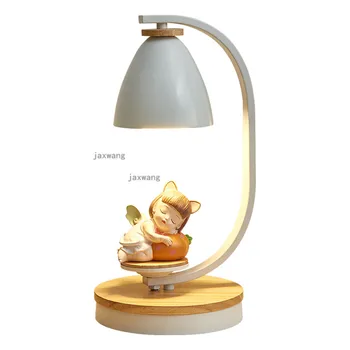 

Modern Minimalist LED Children Table Lamps Nordic Cartoon Bedroom Warm Bedside Lamps American Study Desktop Light Fixure