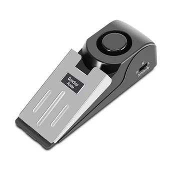 

Mini Wireless Vibration Alarm 120dB Door Stop Alarm for home Wedge Shaped Stopper Alert Security System Block Blocking System