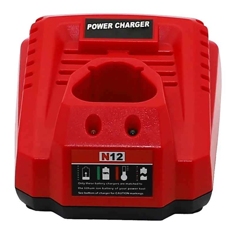 

M12 Charger Is Suitable for Milwaukee 48-59-2401 10.8V 12V Lithium Battery Adapter-EU Plug