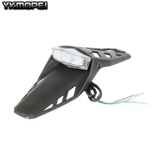 Заднее крыло Отдых Rec светодиодный стоп/хвост пластина светильник LED лампа хвост сзади светильник тормозной светильник для Dirt Pit Bike мотоцикл