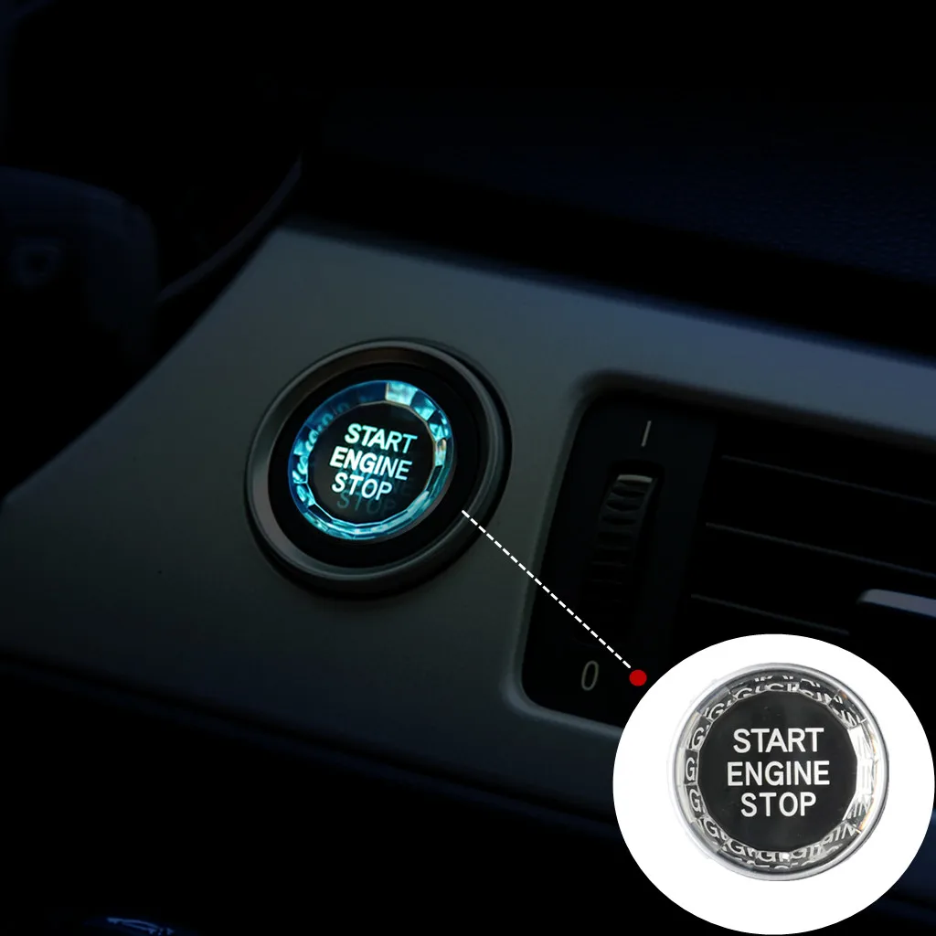 Для BMW X5 E70 X6 E71 Z4 E89 3 5 серии E90 E60 двигателя кнопка старт/стоп поверните крышку