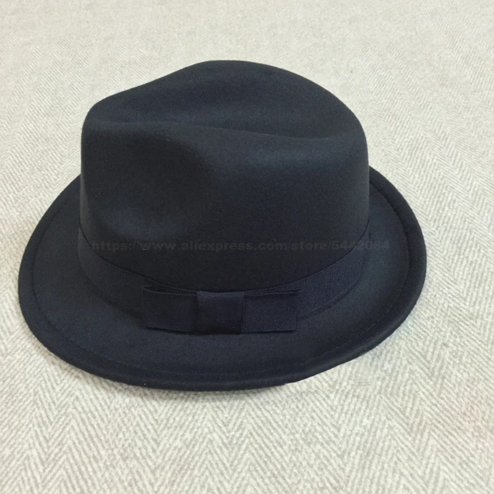 MJ Майкл Джексон шляпа Billie Джинсовая Шляпа опасная Классическая Fedora Детская черная шляпа карнавальный костюм реквизит для детей#1BLJD01012