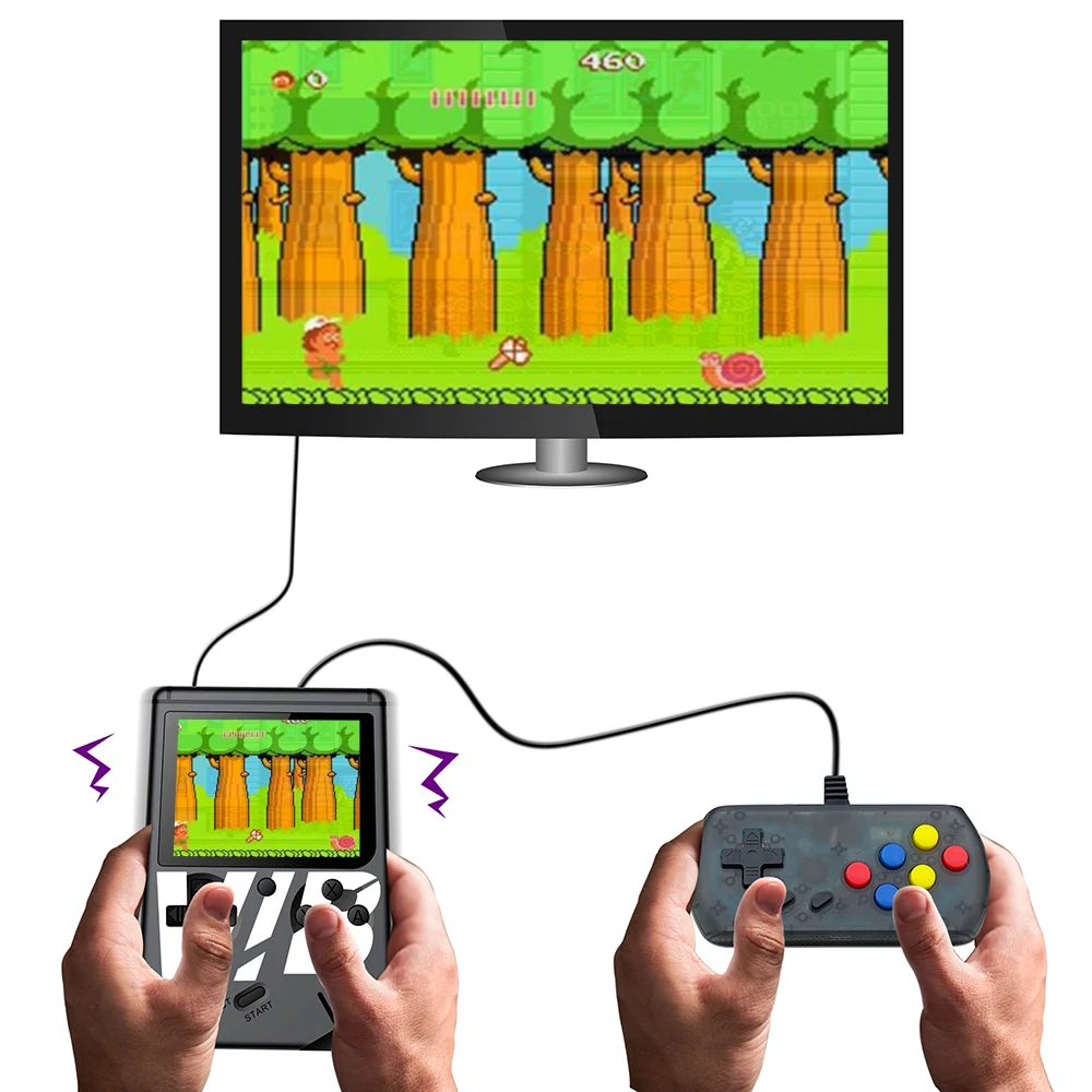 

Video Game Console Mini 169 Games retro Game console Portable Vibrating Handheld Game Player
