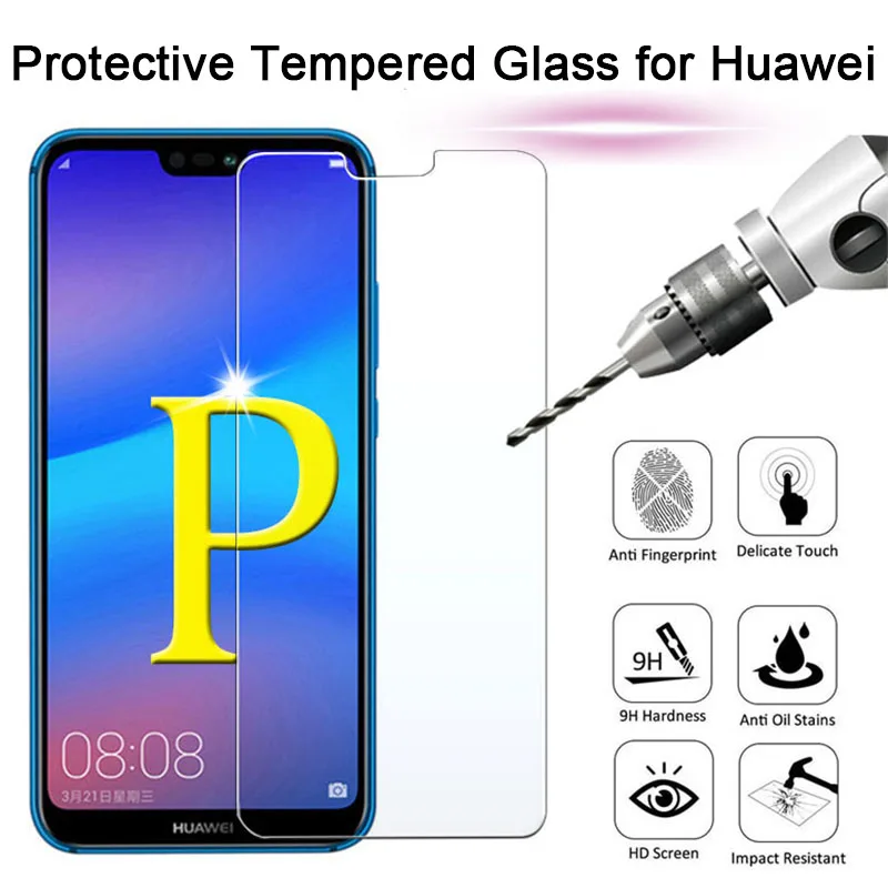 Закаленное стекло для Huawei P20 Pro P 20 Lite Защита экрана P8 2017 Защитное P9 P10 Light |