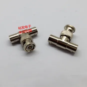 

50pcs BNC Tee Video Surveillance Camera Connector T-Head One Minute Two Connector